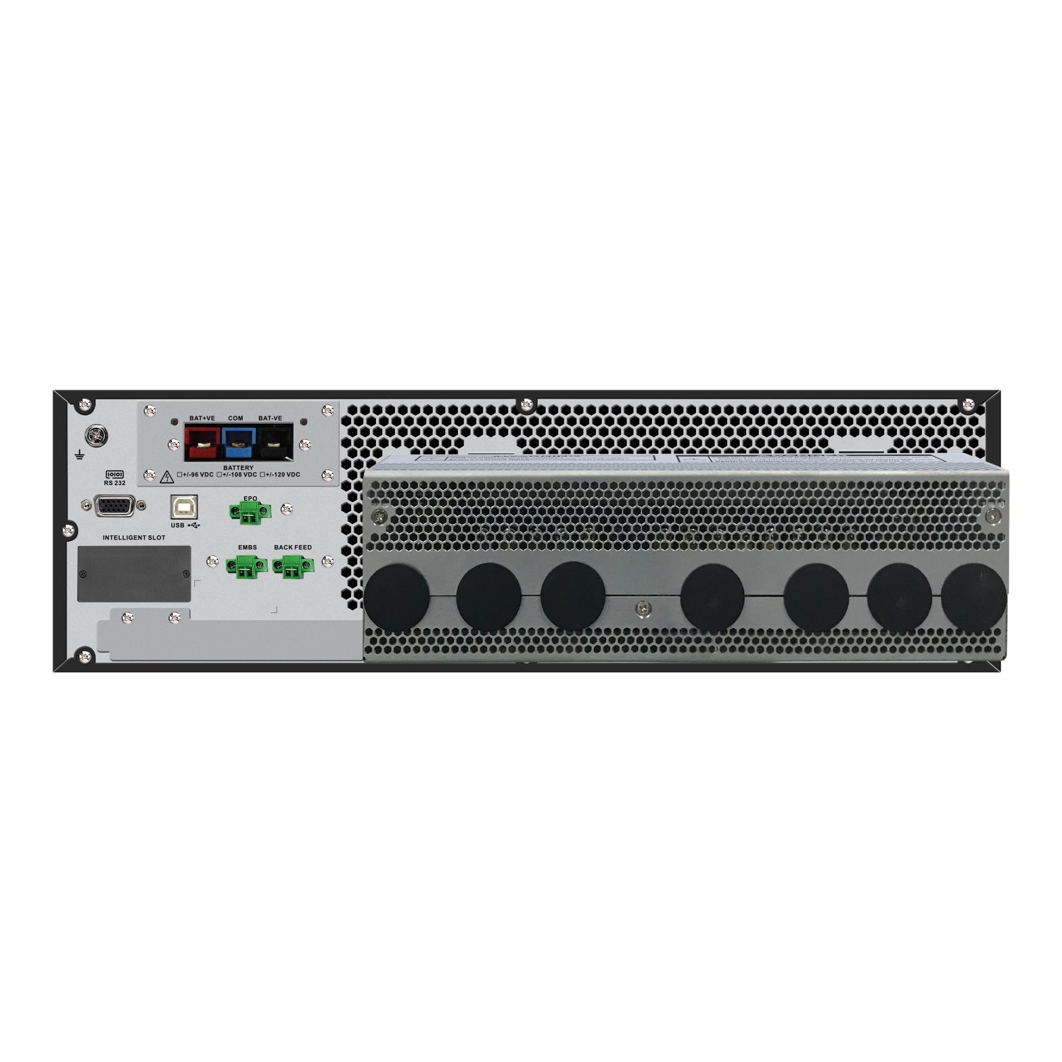 APC Easy UPS On - Line, 10kVA/10kW, Rackmount 3U, 230V, 1x Hard wire 3 - wire(1P+N+E) outlet, Intelligent Card Slot, No battery, W/O rail kitproduct_type - Hitek Business Systems - SRV10KUXI-IN -  - Hitek Business Systems - 