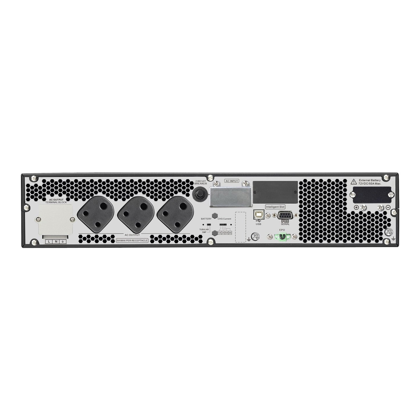 APC Easy UPS On - Line, 2000VA, Rackmount 2U, 230V, 3x India + 1x Hard wire 3 - wire(1P+N+E) outlets, Intelligent Card Slot, No battery, W/O rail kitproduct_type - Hitek Business Systems - SRV2KUXI-IN -  - Hitek Business Systems - 