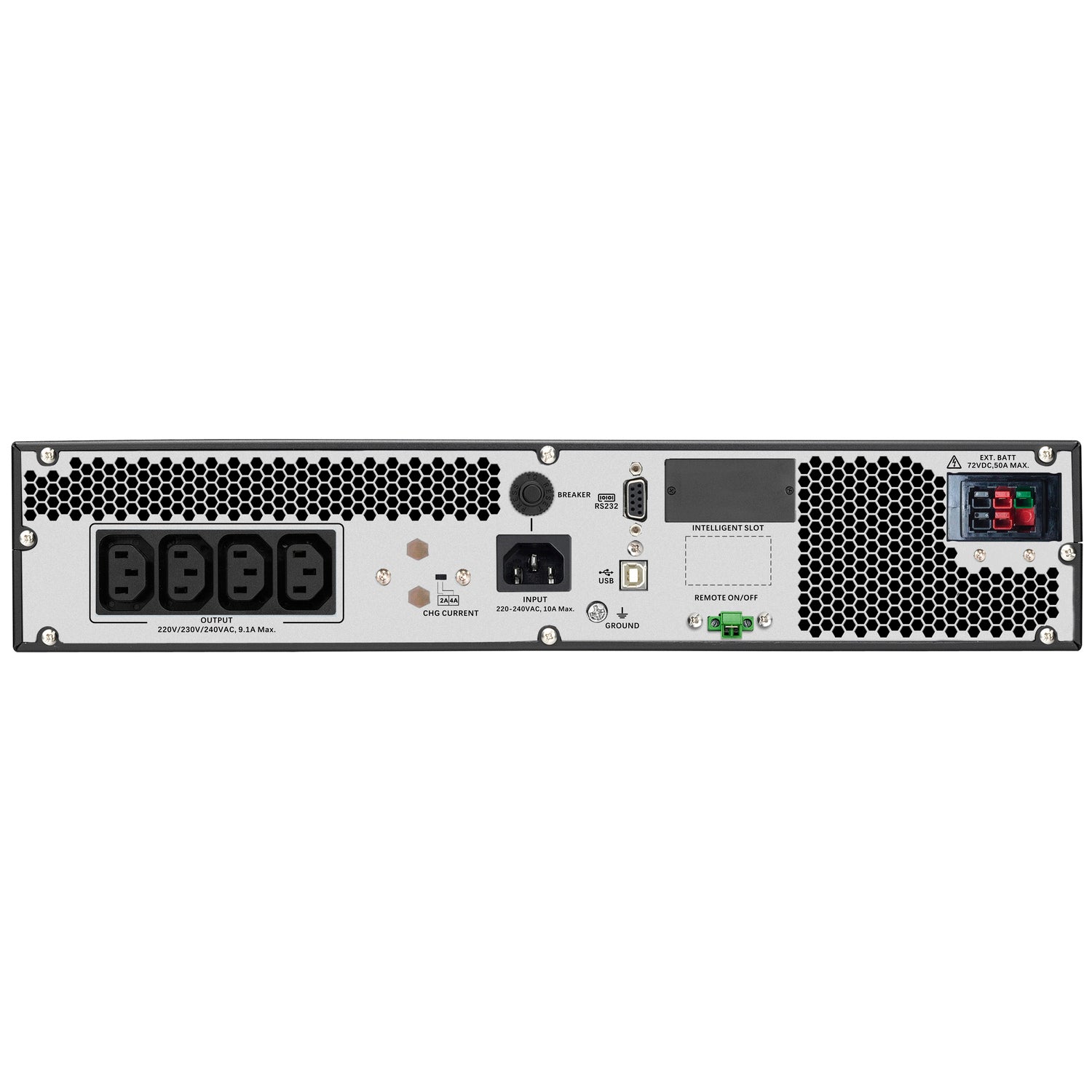 APC Easy UPS On - Line, 2000VA/1600W, Rackmount 2U, 230V, 4x IEC C13 outlets, Intelligent Card Slot, LCD, Extended runtime, No Battery, W/O rail kitproduct_type - Hitek Business Systems - SRVPM2KRIL-H -  - Hitek Business Systems - 