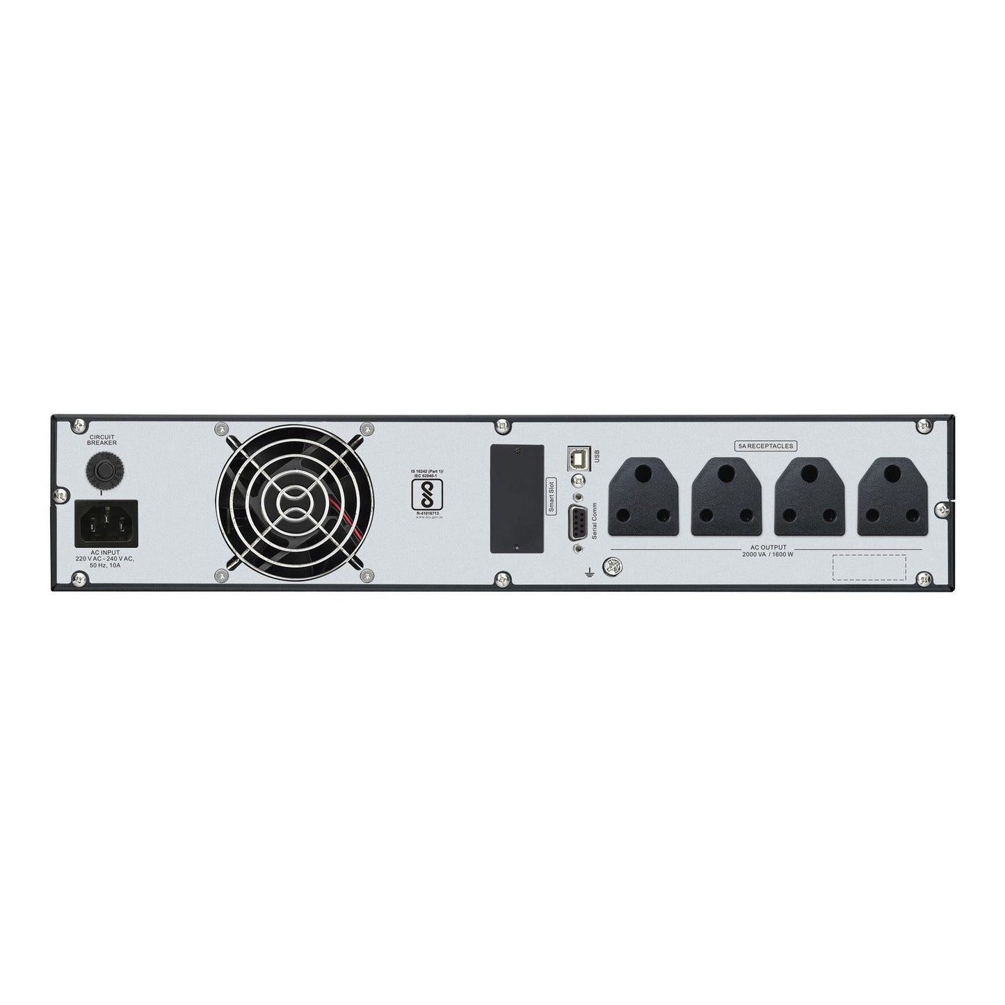 APC Easy UPS On - Line, 2000VA/1600W, Rackmount 2U, 230V, 4x India outlets, Intelligent Card Slot, LCD, W/O rail kitproduct_type - Hitek Business Systems - SRV2KL-IN -  - Hitek Business Systems - 