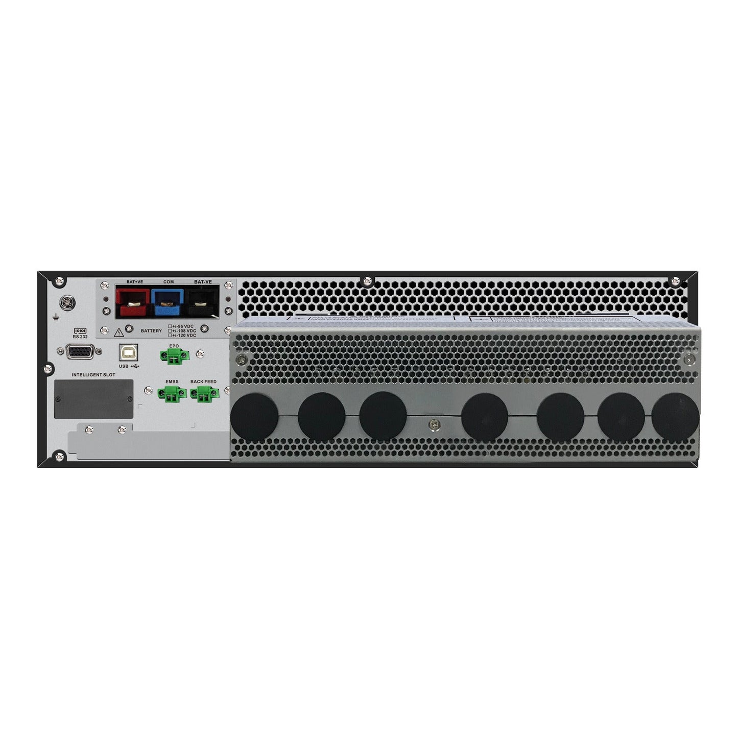 APC Easy UPS On - Line, 20kVA/20kW, Rackmount 3U, 230V, 1x Hard wire 3 - wire(1P+N+E) outlets, Intelligent Card Slot, No battery, W/O rail kitproduct_type - Hitek Business Systems - SRV20KUXI-IN -  - Hitek Business Systems - 