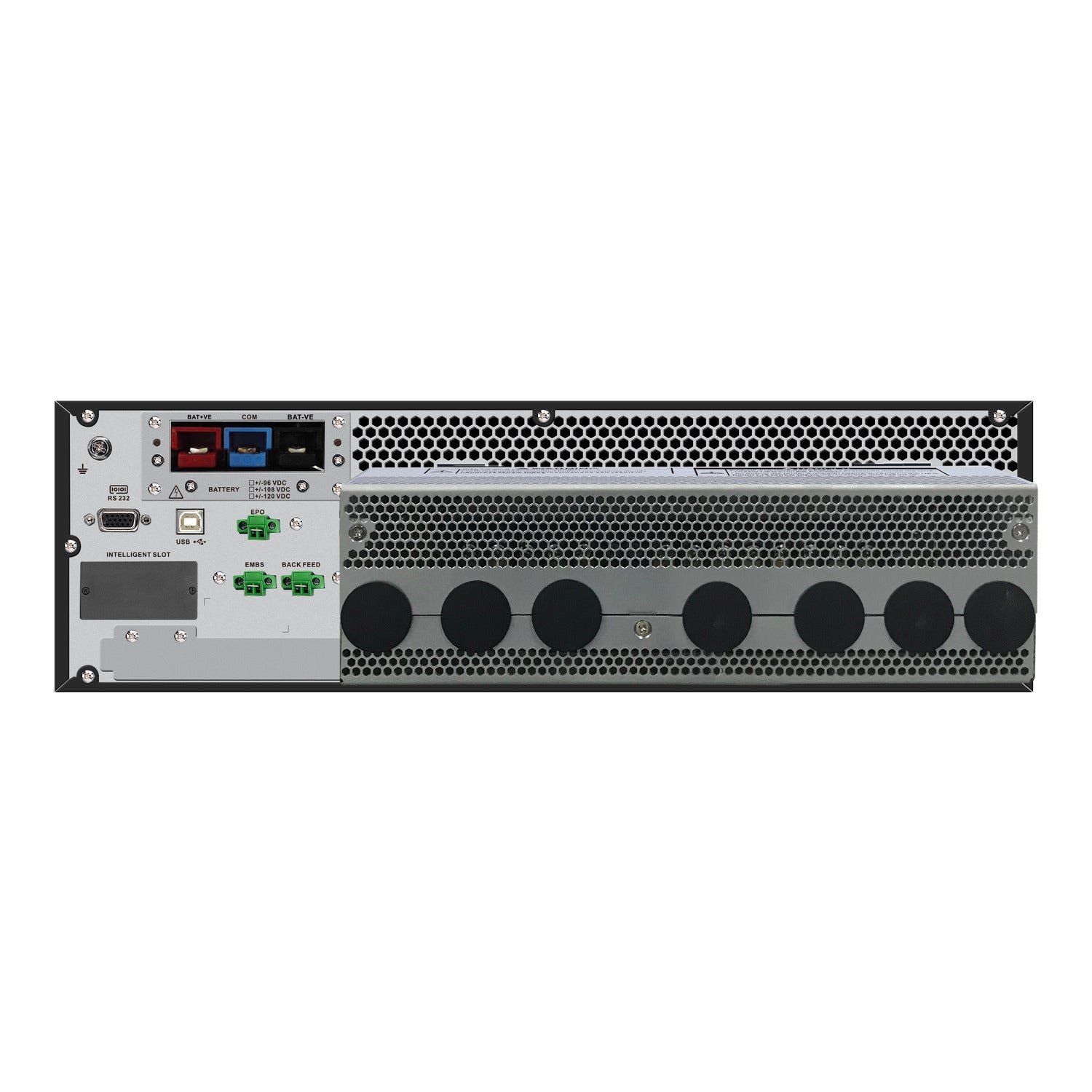 APC Easy UPS On - Line, 20kVA/20kW, Rackmount 3U, 230V, 1x Hard wire 3 - wire(1P+N+E) outlets, Intelligent Card Slot, No battery, W/O rail kitproduct_type - Hitek Business Systems - SRV20KUXI-IN -  - Hitek Business Systems - 
