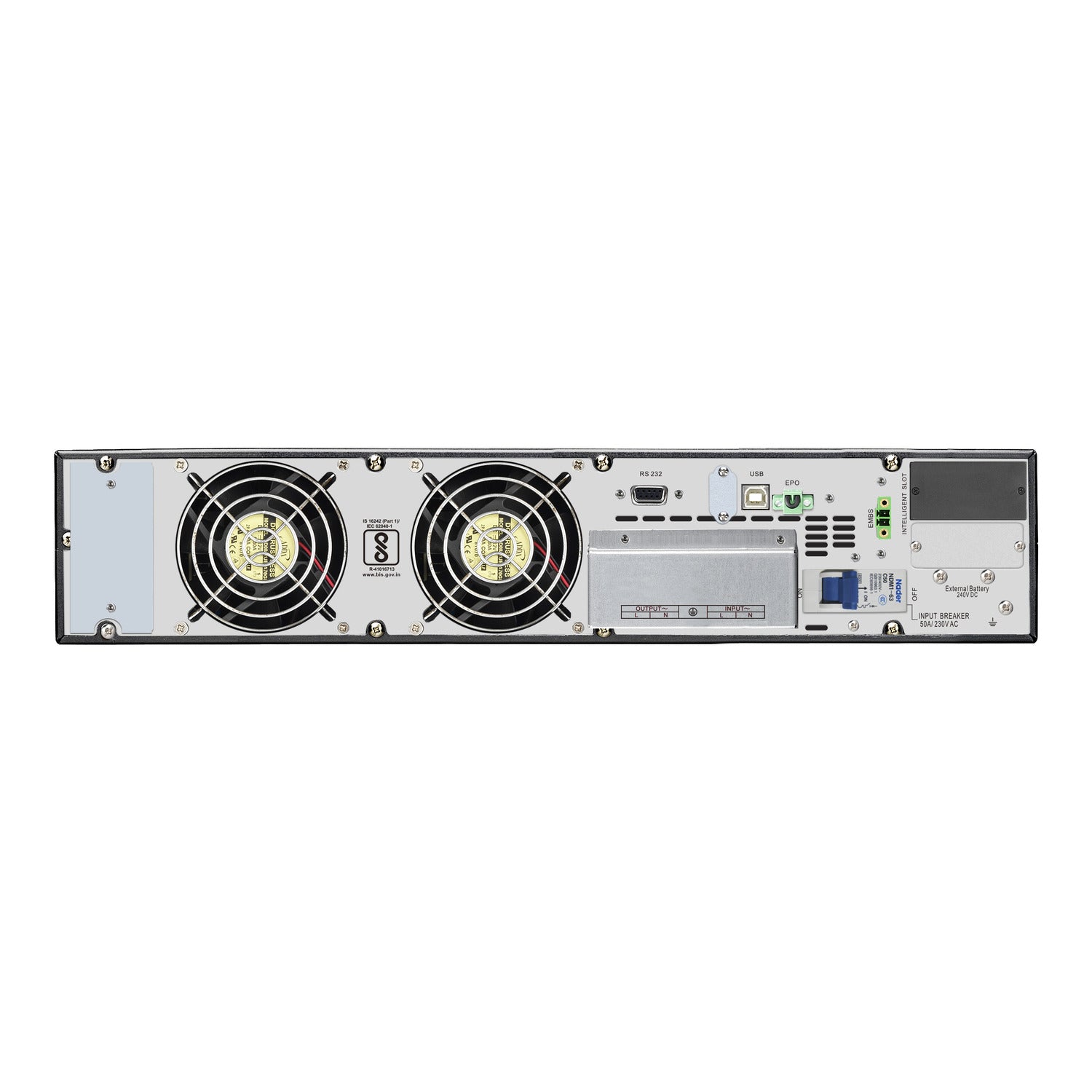 APC Easy UPS On - Line, 5kVA/5kW, Rackmount 5U, 230V, Hard wire 3 - wire(1P+N+E) outlet, Intelligent Card Slot, LCD, Extended Runtime, W/ Rail Kitproduct_type - Hitek Business Systems - SRV5KRIL-IN -  - Hitek Business Systems - 