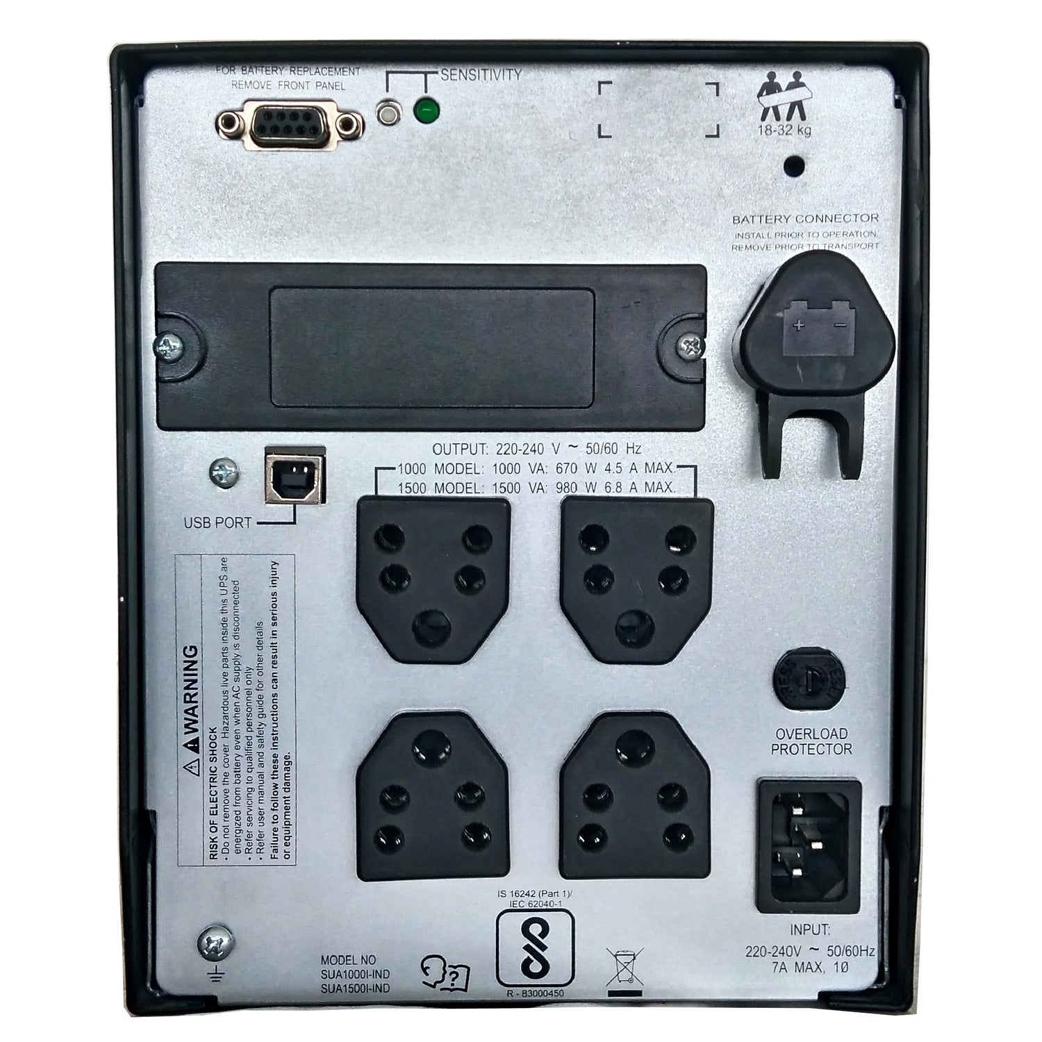 APC Smart - UPS 1500VA USB & Serial 230V, India Specificproduct_type - Hitek Business Systems - SUA1500I-IND -  - Hitek Business Systems - 